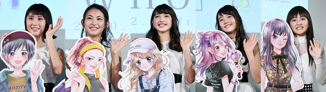 「821」メンバーとキャラクターパネル