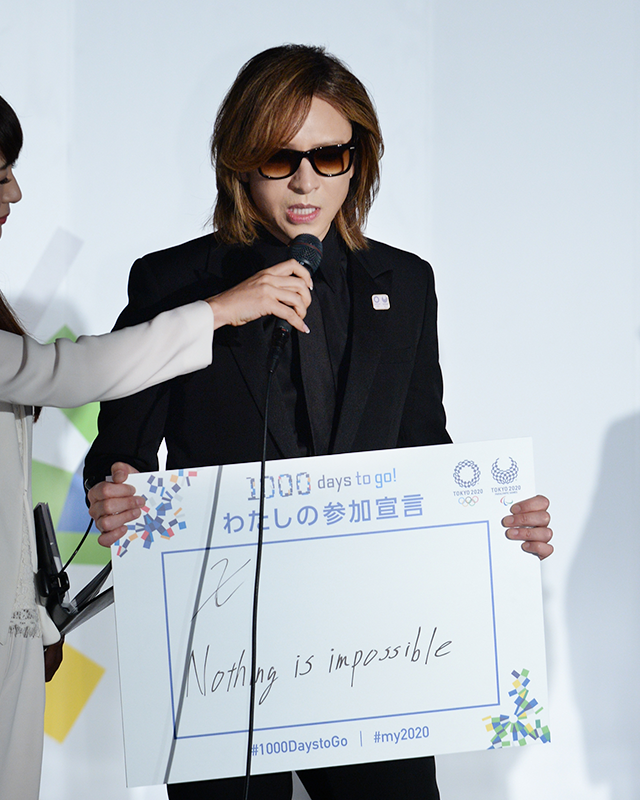 言葉に込めた思いを語るYOSHIKIさん