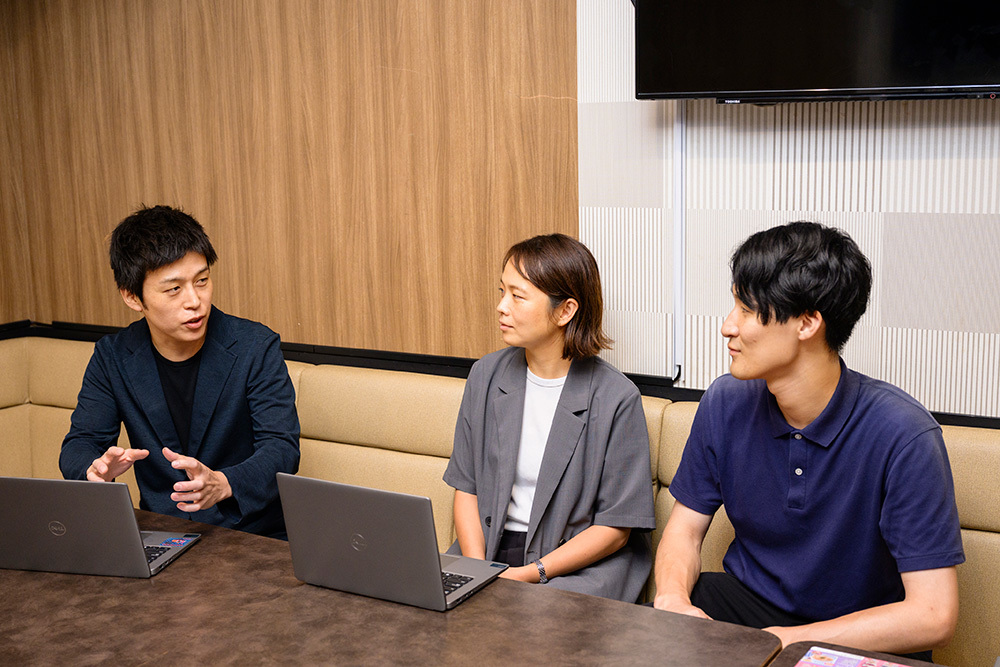 電通森本氏、江口氏、増田氏