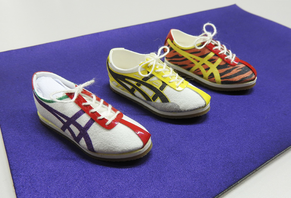 ミニチュアシューズ製作のワークショップも実施(写真提供:アシックス)