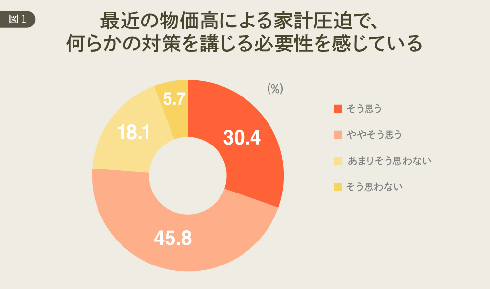 DDD 物価高で家計圧迫 図1