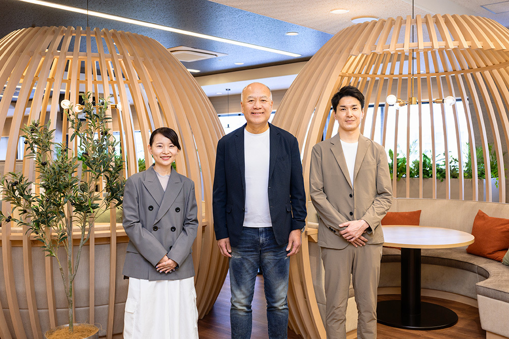 永易氏、田幸氏、小林氏