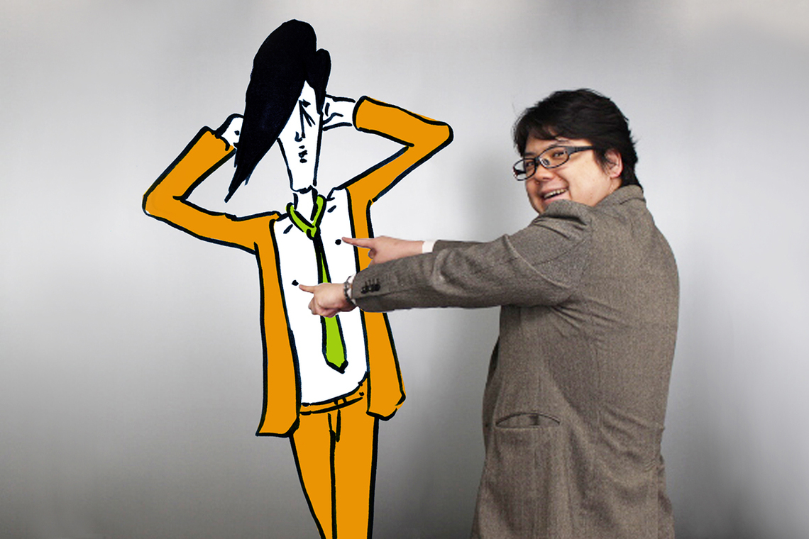 金子氏とキメゾー