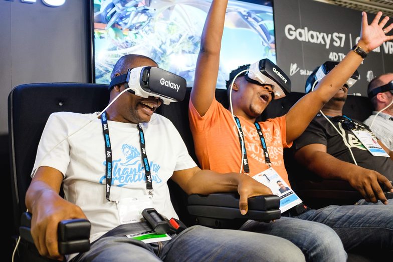 カンヌではさまざまな先端技術も体験できる