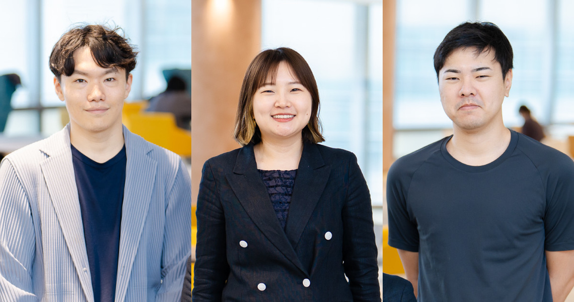 左から電通グループ 小田岳史氏、電通 高橋ゆり氏、ambr 添田光彰氏