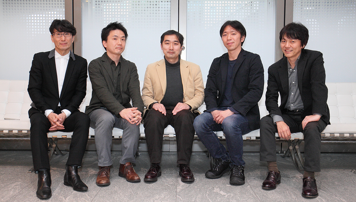 (左から)小川氏、立花氏、岡田氏、加賀谷氏、澤田氏