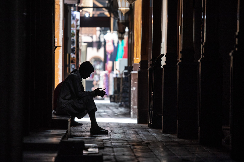 「人の居ないバザールで人の集うSNSを」 photo by 中村正樹