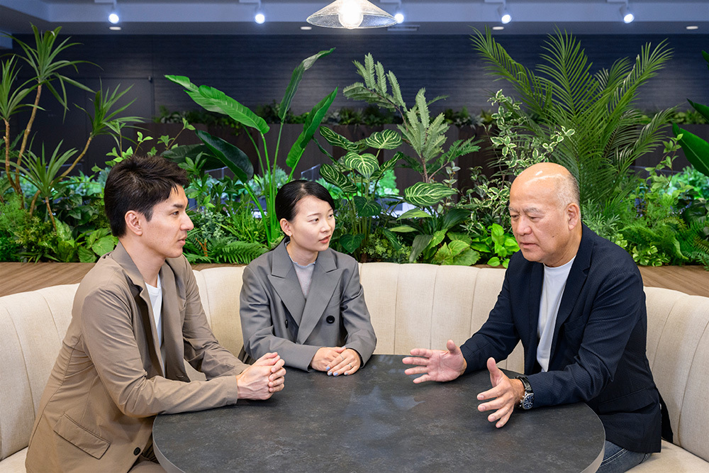 永易氏、田幸氏、小林氏