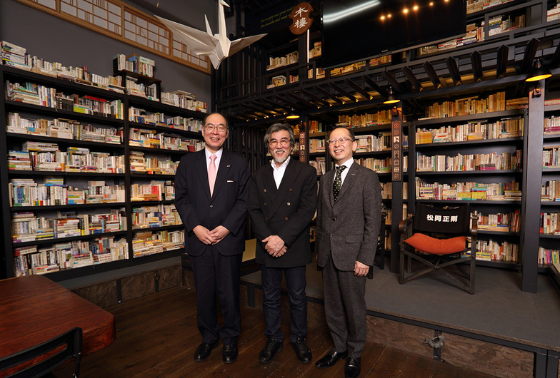 浜野潤氏(電通総研上席フェロー)/松岡正剛氏(編集工学研究所所長)/中尾潤(電通総研 所長)