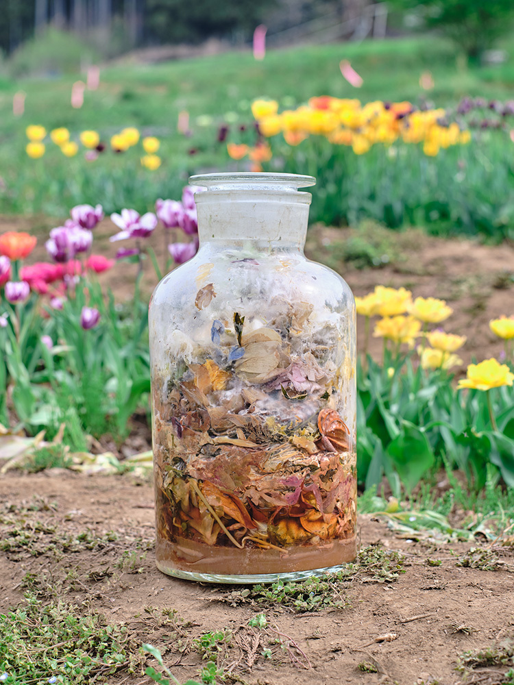 ロスフラワーを堆肥化するフラワーコンポスト