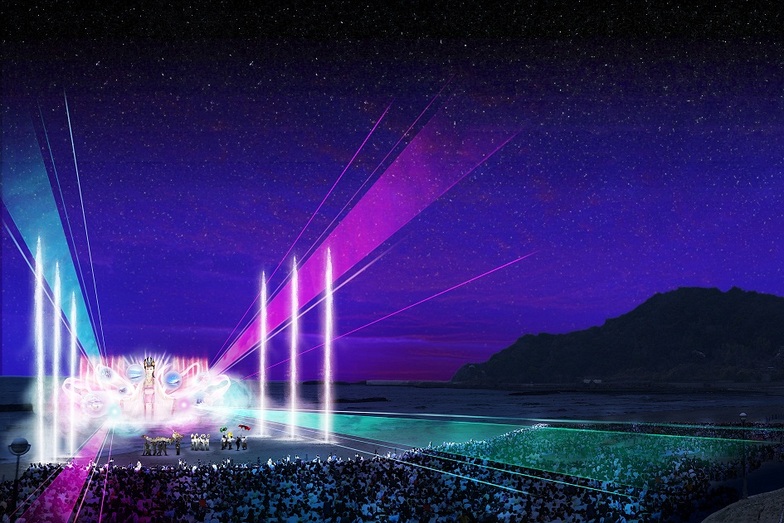 「ウォータープロジェクションショー」のイメージ