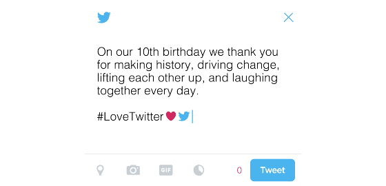 ツイッター10周年