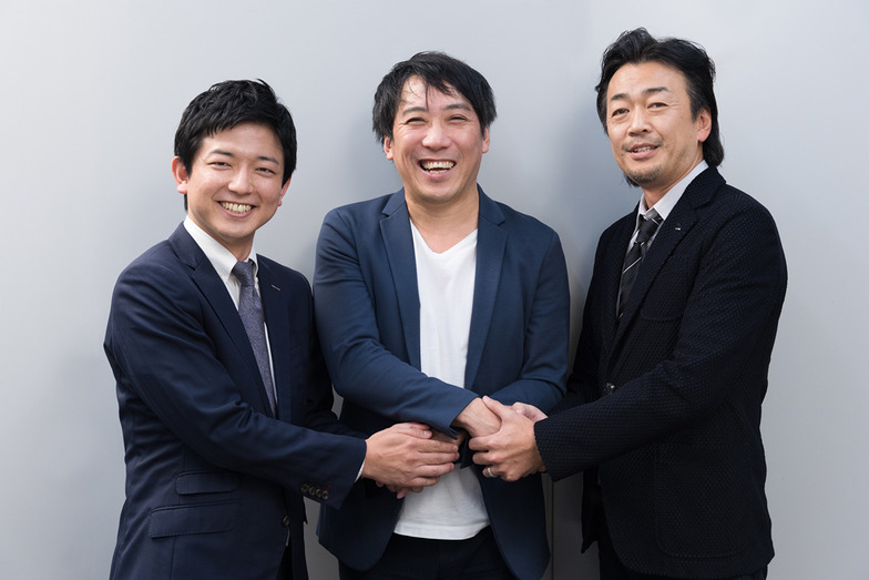 左から、田中謙一郎氏（HAROiD）、新保泰史氏（電通）、春田英明氏（電通）