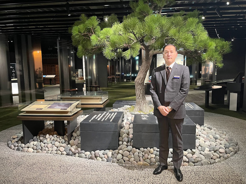 パナソニックミュージアム館長の高濱久弥氏(筆者撮影)