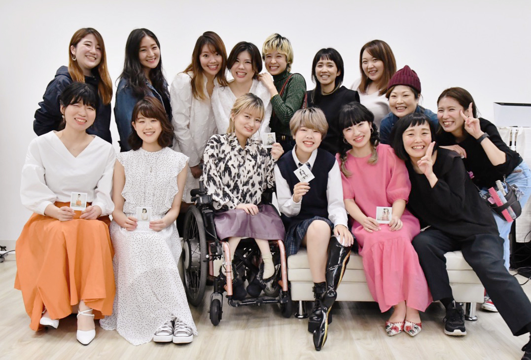 アクセシビューティー タレント集合写真