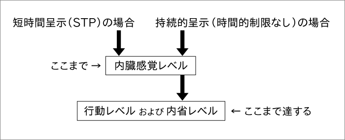 STP(短時間呈示)がバイアスを回避する仕組み