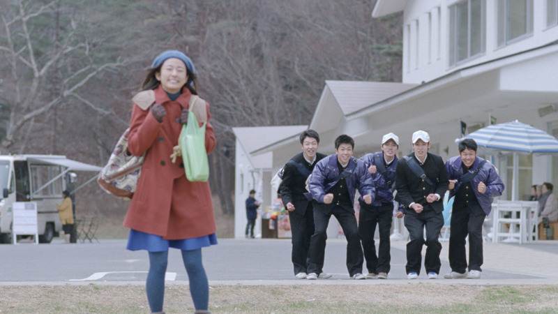 JR東日本「行くぜ、東北。」のテレビCMのワンシーン（2014年1月10日～2月6日放送）。 髙崎氏のアイデアは映像となって多くの人に届けられた。