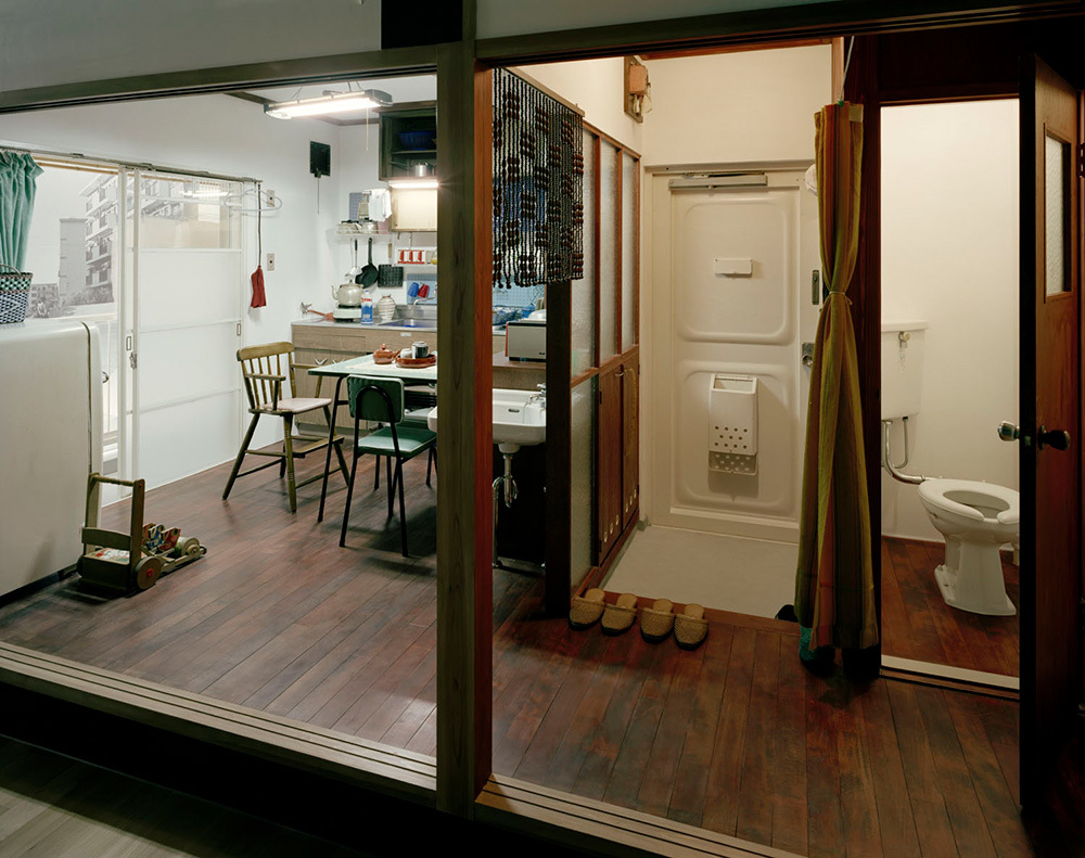 1960年代の団地での生活を再現した展示(写真提供:花王)