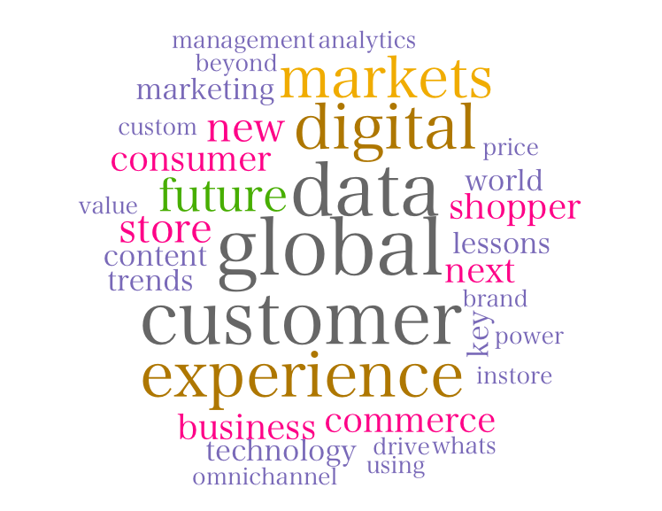 「Consumer Experience(Consumer Centric)」「Big Data」「Personalization」「In Store」「Mobile」