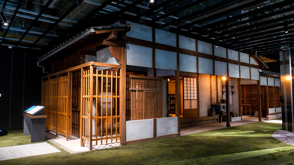 創業時の借家を再現(写真提供:パナソニック ホールディングス)