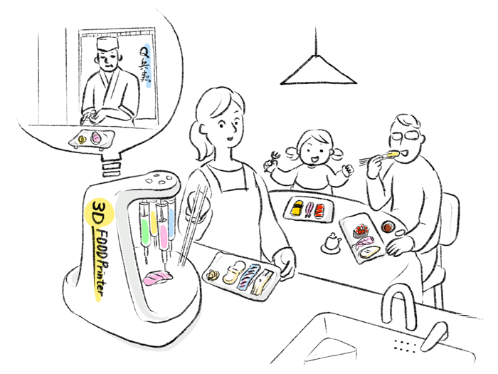 イラスト:大嶌美緒(電通「食生活ラボ」)