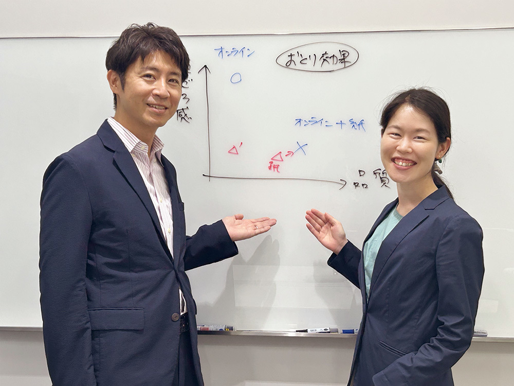 (左から)大阪大学経済学部 安田洋祐教授、電通 遠山若菜