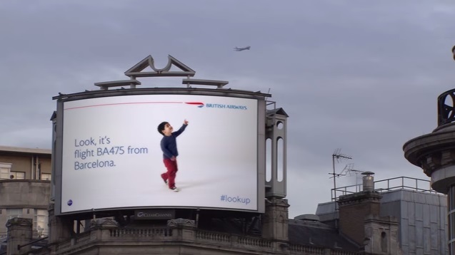 British Airways「 Look Up キャンペーン」