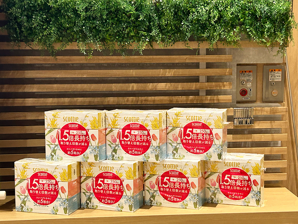 来場者に配られたお土産(スコッティ)