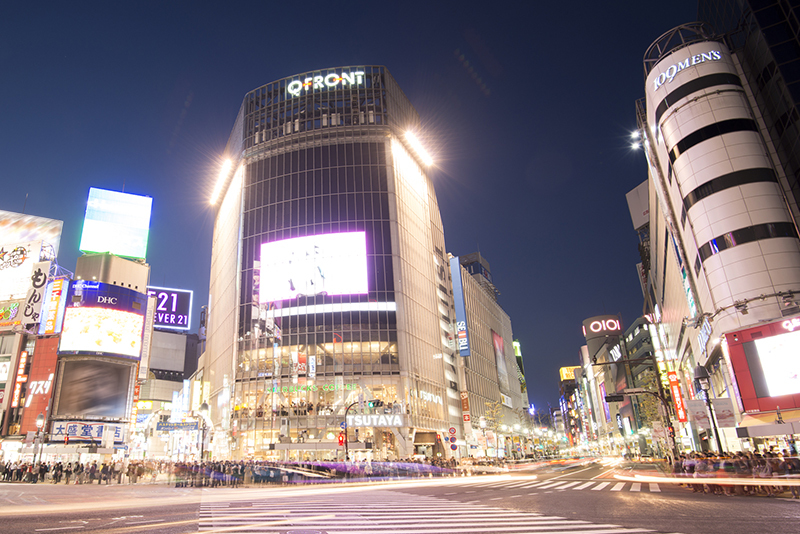 デジタルサイネージのイメージ画像(渋谷)