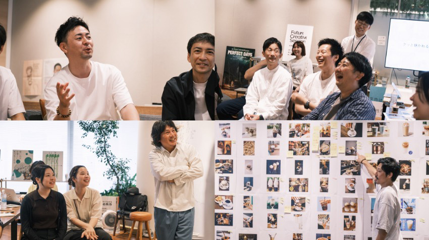 ロッテの皆さんとのクリエイティブセッションの様子