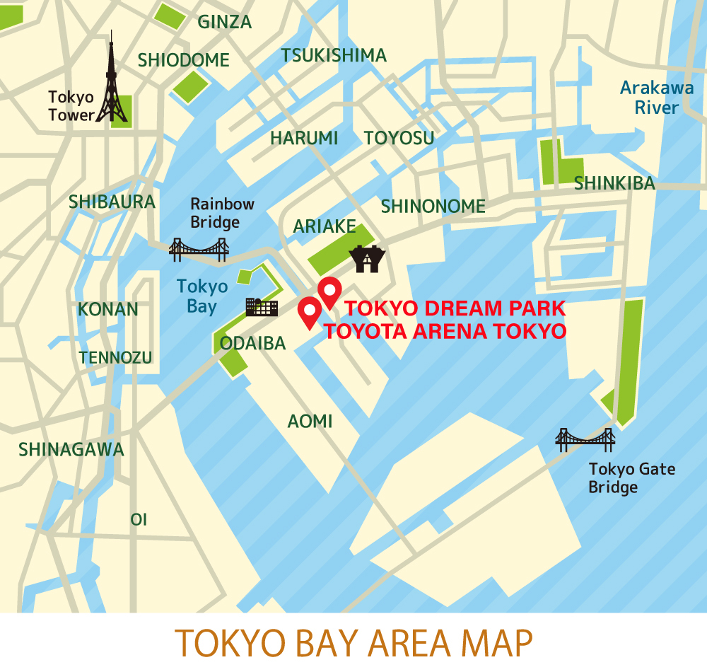 東京ベイエリアマップ