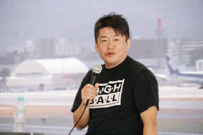 スペシャルトークセッションに登壇したインターステラテクノロジズ 堀江貴文氏