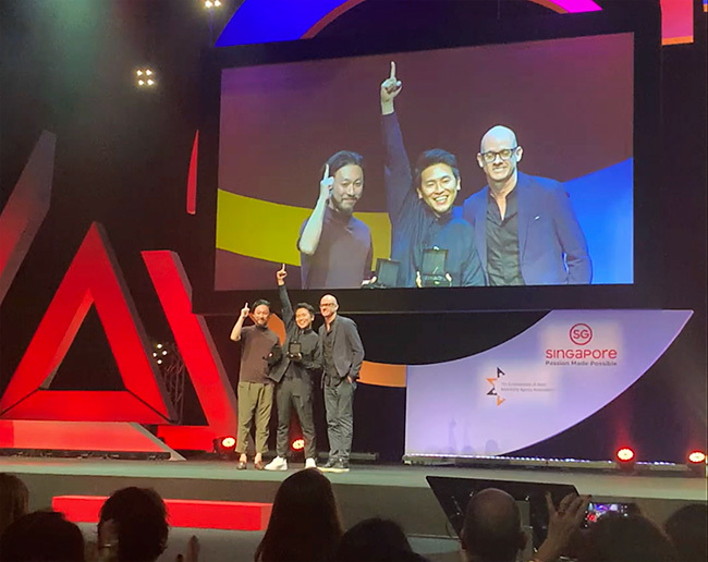 ヤングスパイクスコンペティション授賞式で