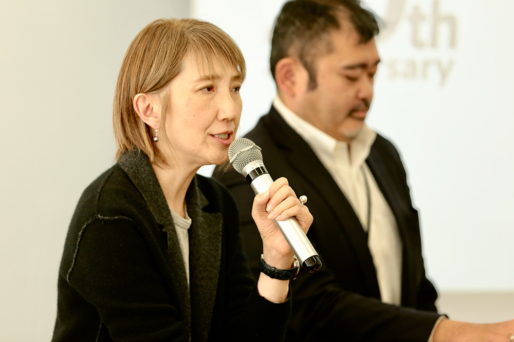 ディスカッションを行う木内氏（左）と安藤氏