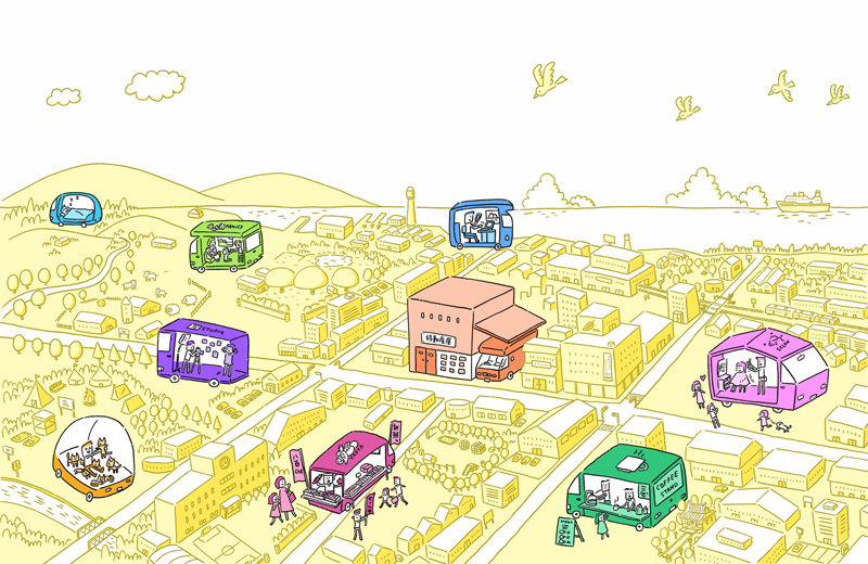 イラスト/スケッチ 中尾仁士(電通クリエーティブX)