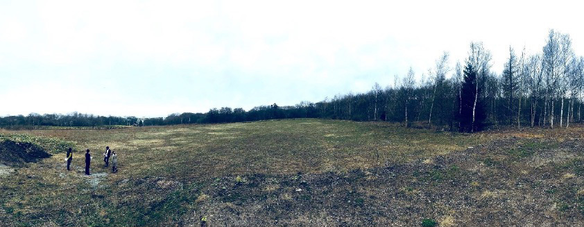 プロジェクト当初の現地の様子。そこにはまだ何もなかった。