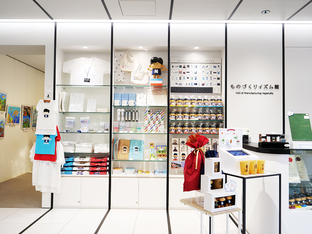 「ものづくりイズム館」内のミュージアムショップ(写真提供:パナソニック ホールディングス)